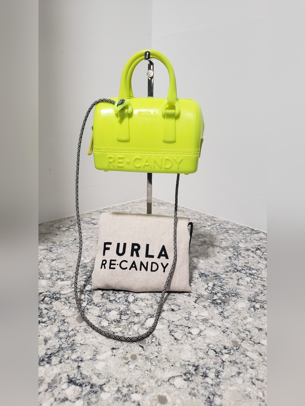 Furla Re-Candy Mini Boston Bag Lemon